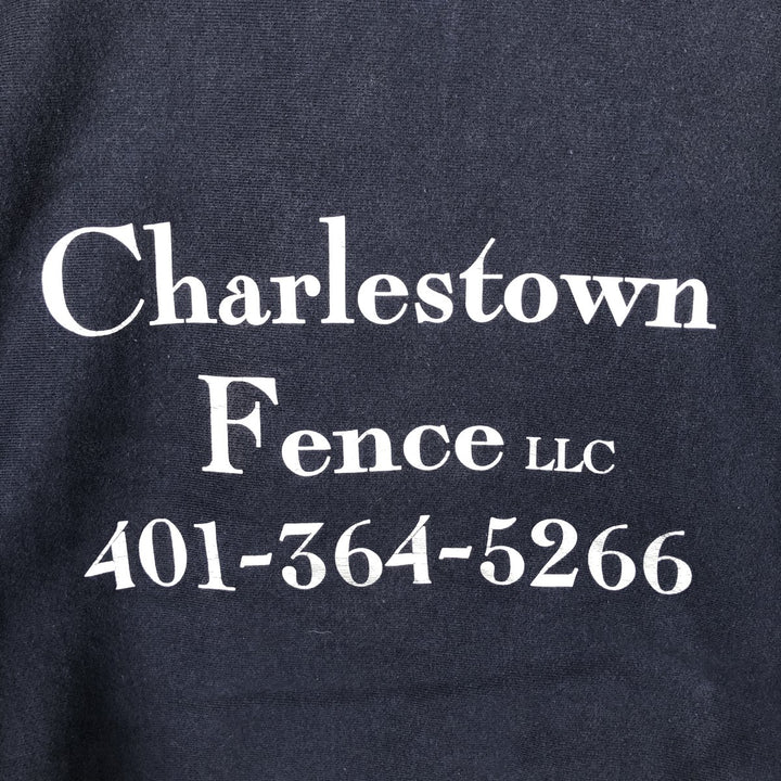 Champion REVERSE WEAVE Advertising Sweat Pullover Hoodie Men's L size cotton navy blue type Vintage Second Hand