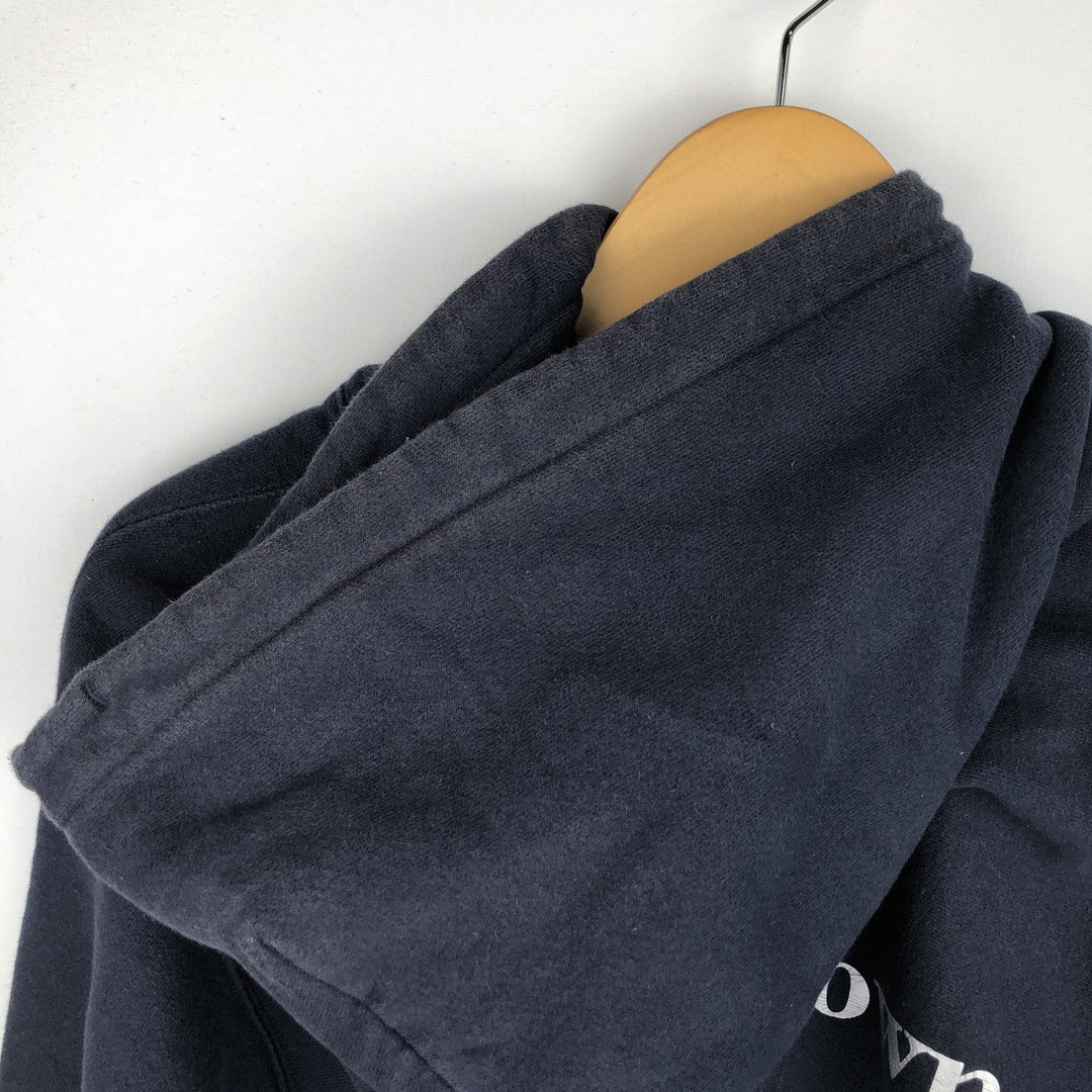 Champion REVERSE WEAVE Advertising Sweat Pullover Hoodie Men's L size cotton navy blue type Vintage Second Hand