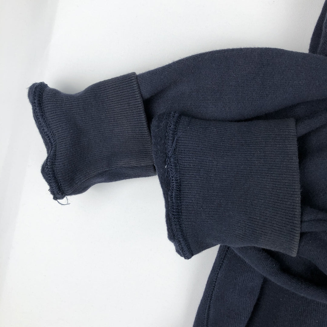 Champion REVERSE WEAVE Advertising Sweat Pullover Hoodie Men's L size cotton navy blue type Vintage Second Hand