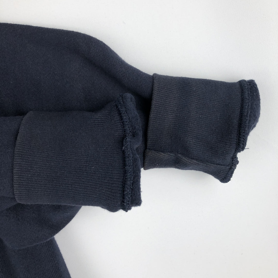 Champion REVERSE WEAVE Advertising Sweat Pullover Hoodie Men's L size cotton navy blue type Vintage Second Hand