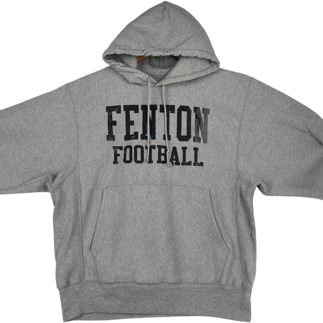 2000'S Champion Premium Reverse Weave College Pullover Hoodie, Men's Size M cotton gray type Vintage Second Hand