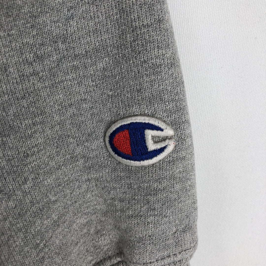 2000'S Champion Premium Reverse Weave College Pullover Hoodie, Men's Size M cotton gray type Vintage Second Hand