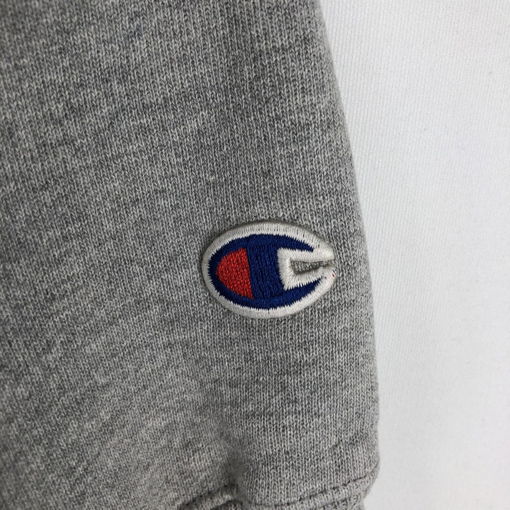 2000'S Champion Premium Reverse Weave College Pullover Hoodie, Men's Size M cotton gray type Vintage Second Hand