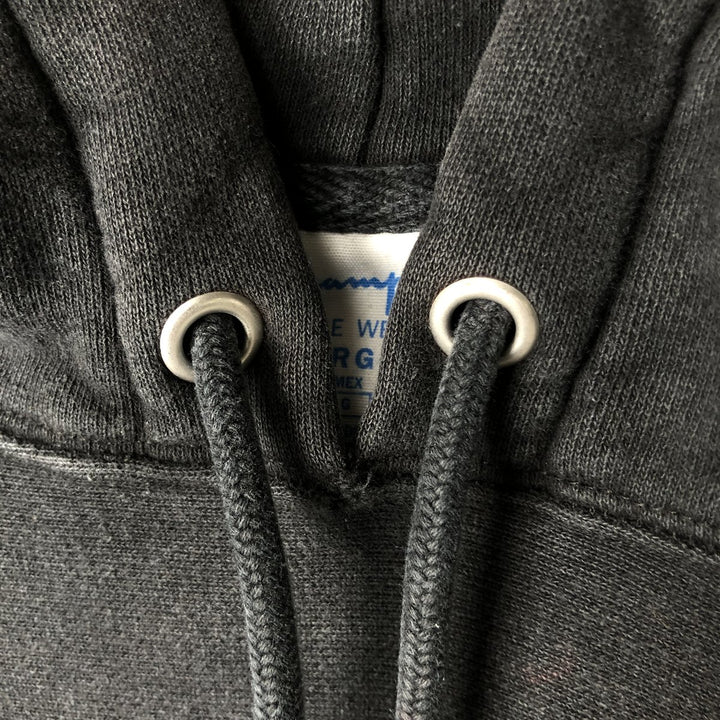 Champion REVERSE WEAVE Reverse Weave Sweat Pullover Hoodie Men's L size cotton black type Vintage Second Hand