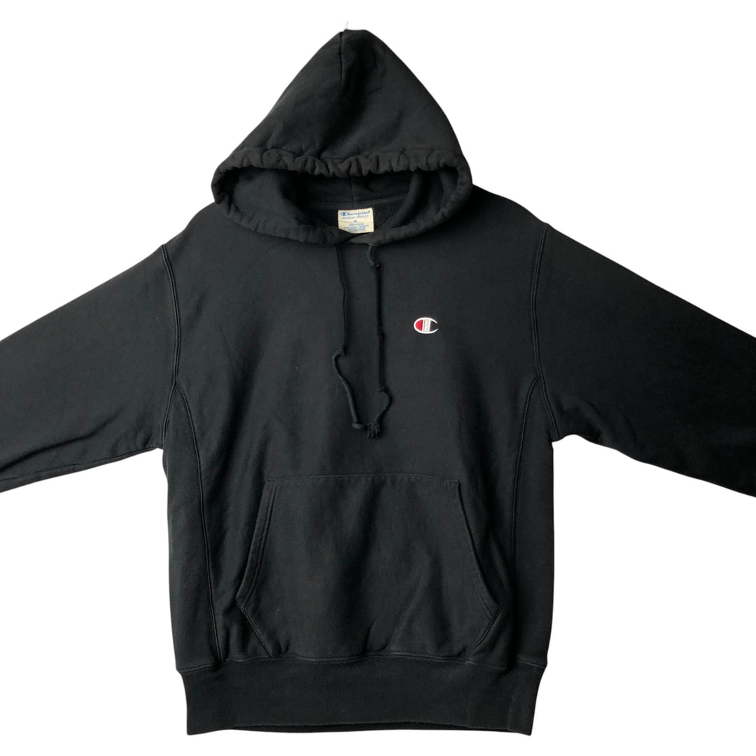 Champion REVERSE WEAVE Reverse Weave Sweat Pullover Hoodie Men's M cotton black type Vintage Second Hand