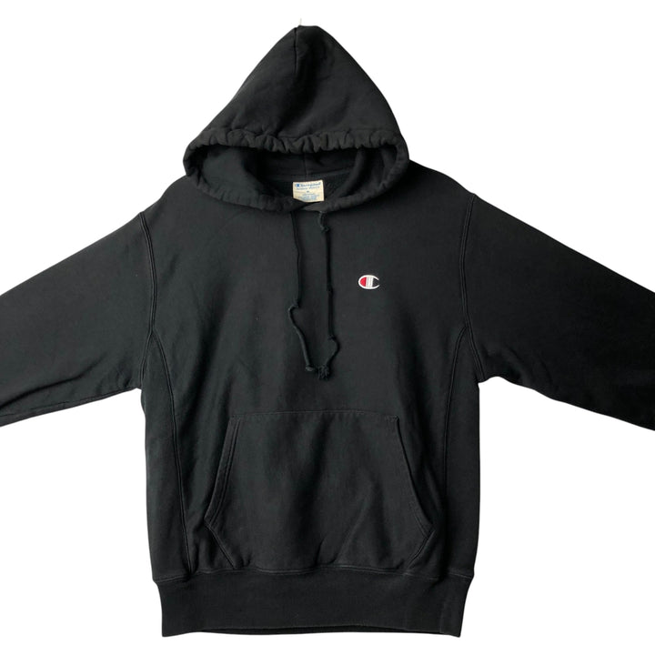 Champion REVERSE WEAVE Reverse Weave Sweat Pullover Hoodie Men's M cotton black type Vintage Second Hand