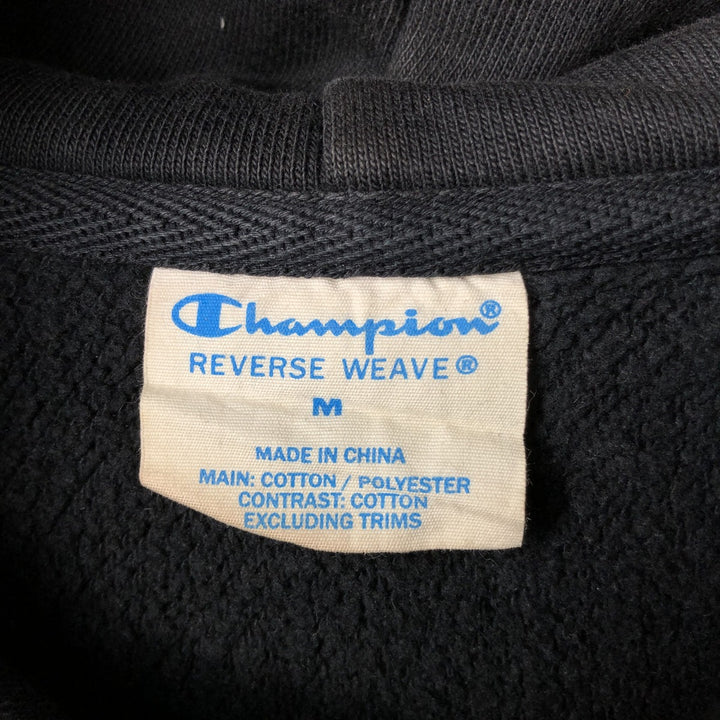 Champion REVERSE WEAVE Reverse Weave Sweat Pullover Hoodie Men's M cotton black type Vintage Second Hand
