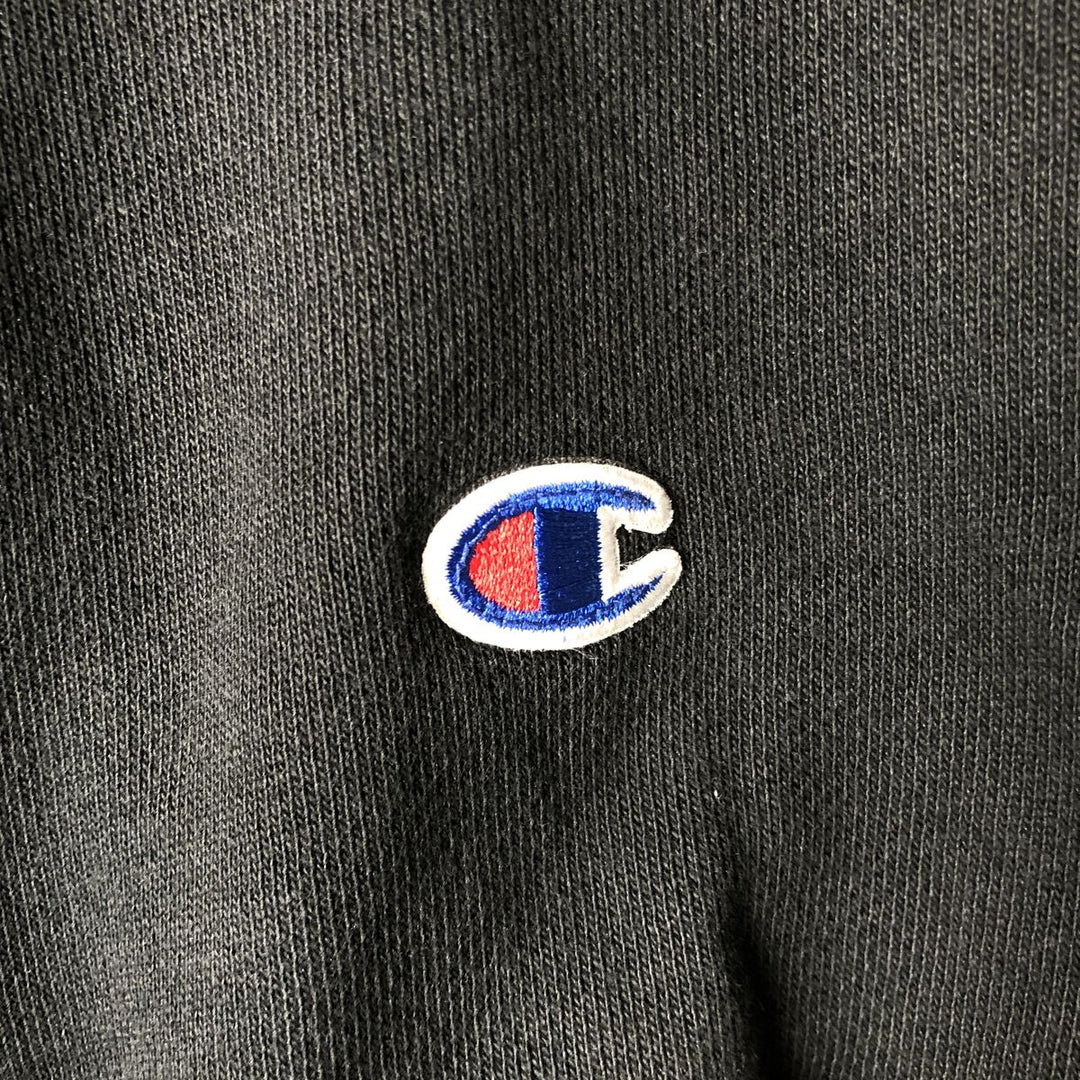 Champion REVERSE WEAVE Reverse Weave Sweat Pullover Hoodie Men's M cotton black type Vintage Second Hand