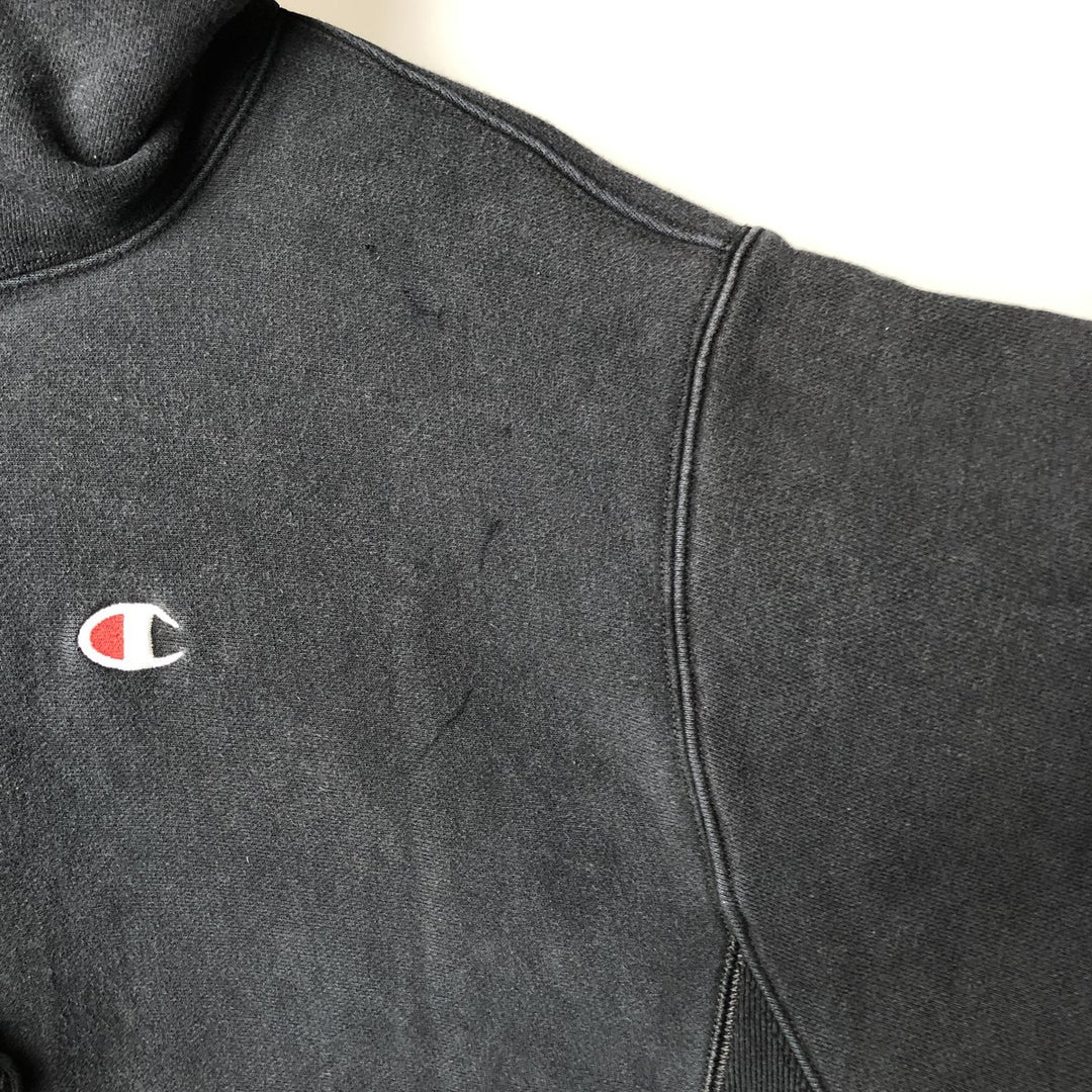Champion REVERSE WEAVE Reverse Weave Sweat Pullover Hoodie Men's L size cotton black type Vintage Second Hand