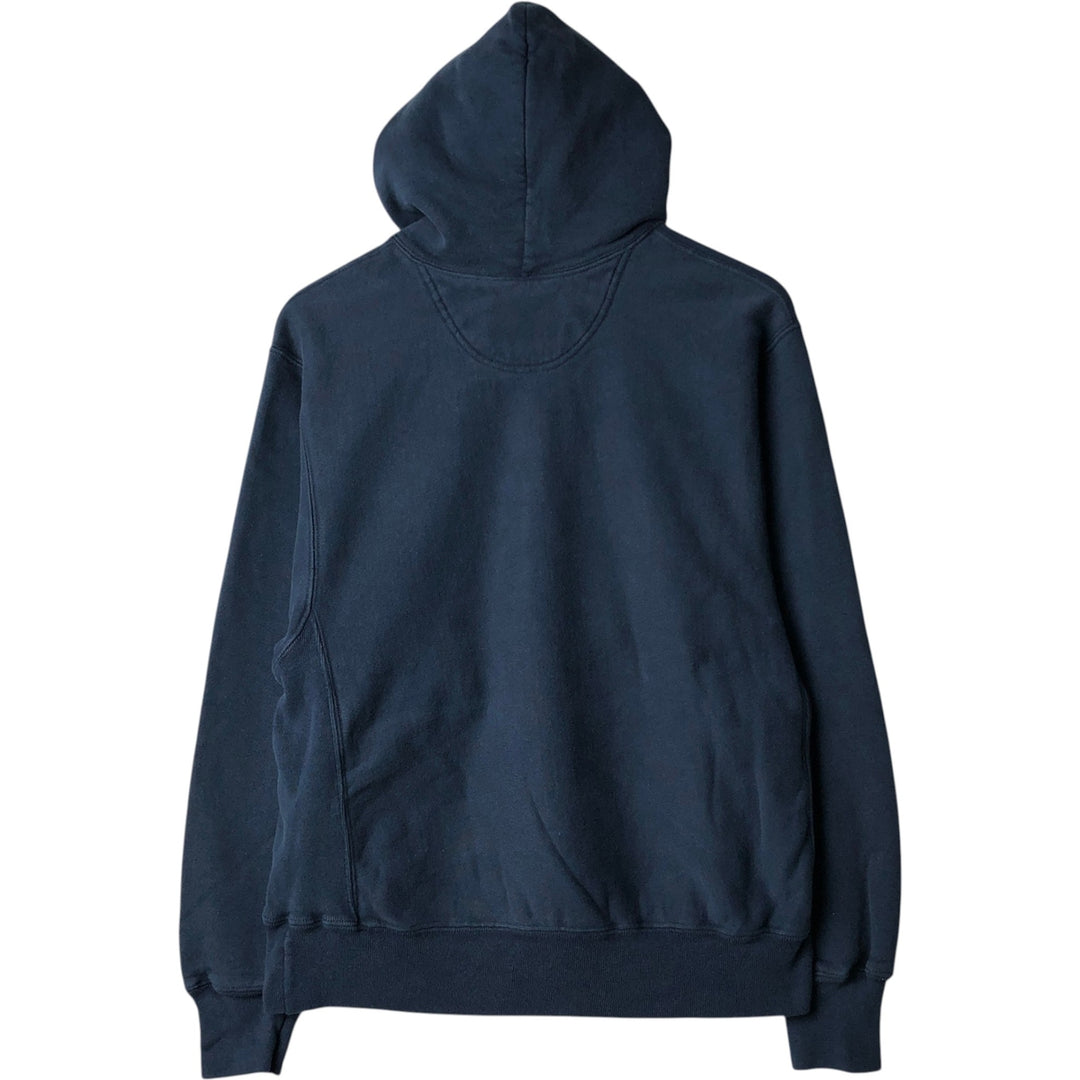 2000'S Champion Premium Reverse Weave College Pullover Hoodie, Men's Size Medium cotton navy blue type Vintage Second Hand