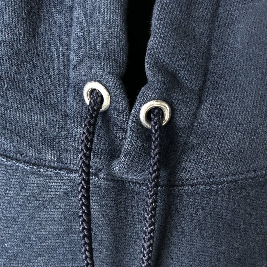 2000'S Champion Premium Reverse Weave College Pullover Hoodie, Men's Size Medium cotton navy blue type Vintage Second Hand
