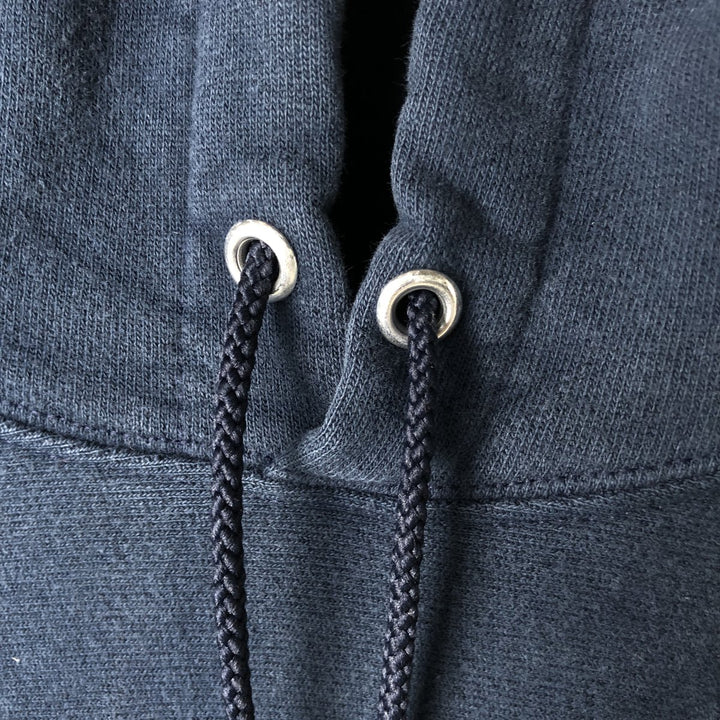 2000'S Champion Premium Reverse Weave College Pullover Hoodie, Men's Size Medium cotton navy blue type Vintage Second Hand