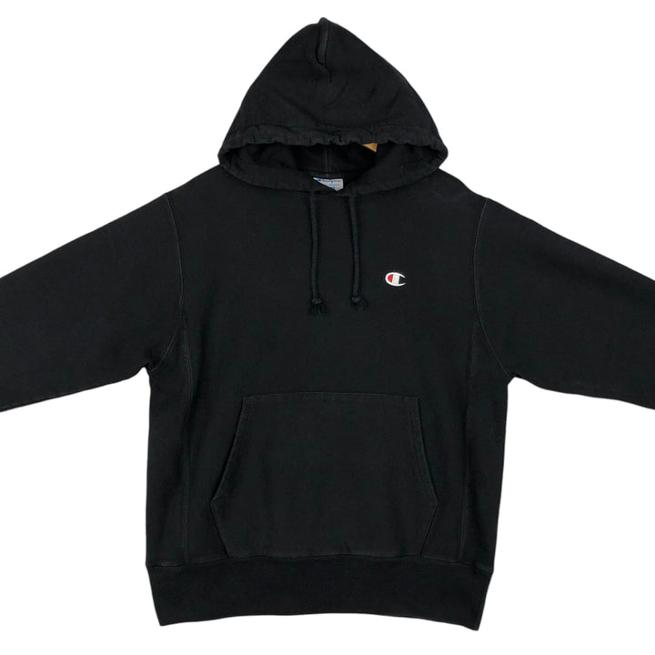 Champion REVERSE WEAVE Reverse Weave Sweat Pullover Hoodie Men's M cotton black type Vintage Second Hand