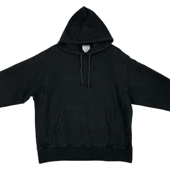 Champion REVERSE WEAVE Reverse Weave Sweat Pullover Hoodie Men's L size cotton black type Vintage Second Hand