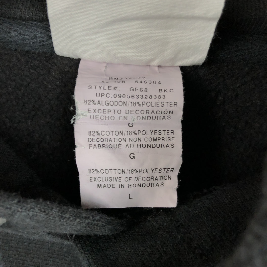 Champion REVERSE WEAVE Reverse Weave Sweat Pullover Hoodie Men's L size cotton black type Vintage Second Hand