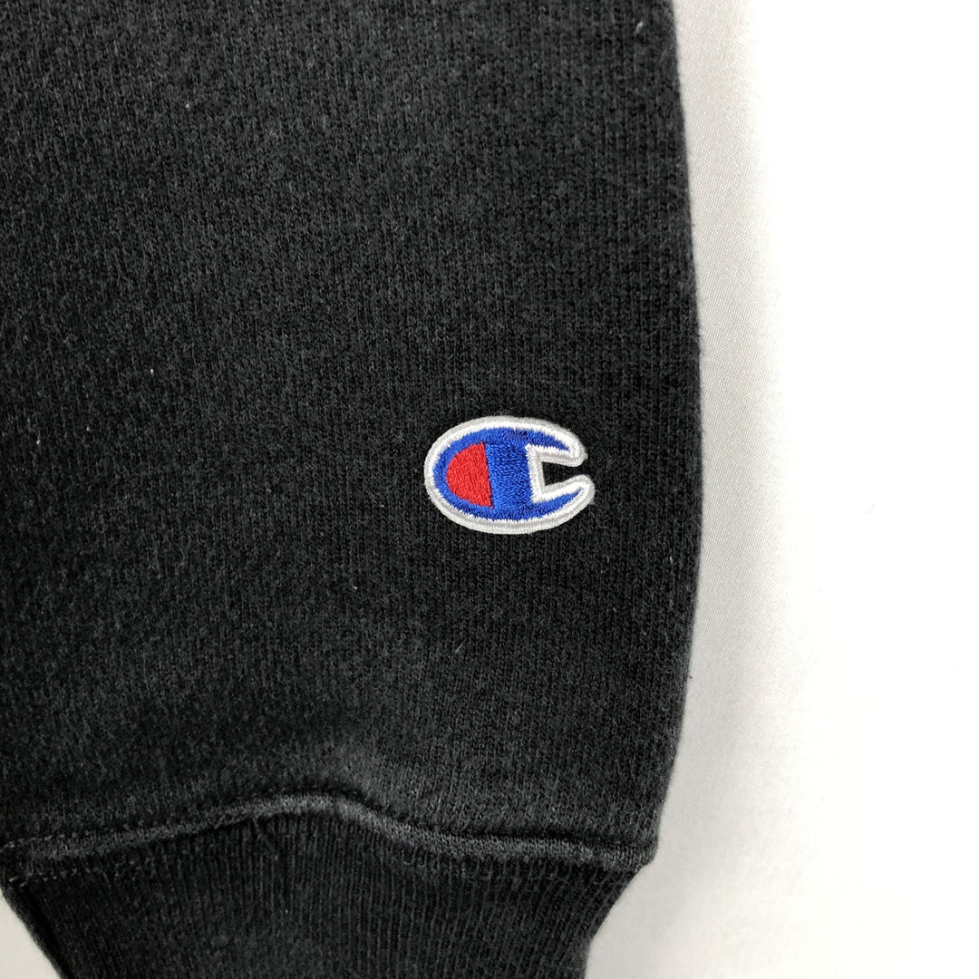 Champion REVERSE WEAVE Reverse Weave Sweat Pullover Hoodie Men's L size cotton black type Vintage Second Hand