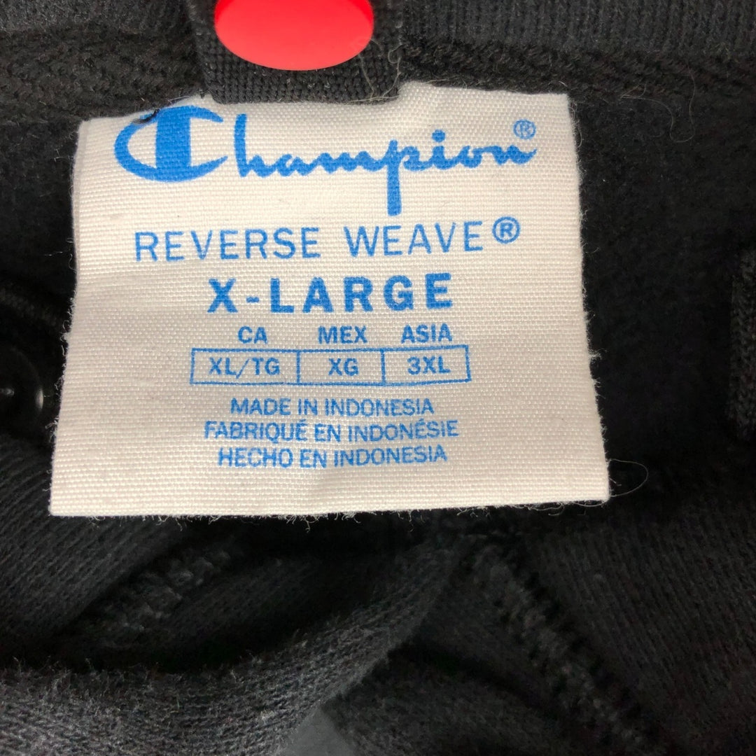 Champion REVERSE WEAVE Reverse Weave Sweat Pullover Hoodie Men's XL cotton black type Vintage Second Hand