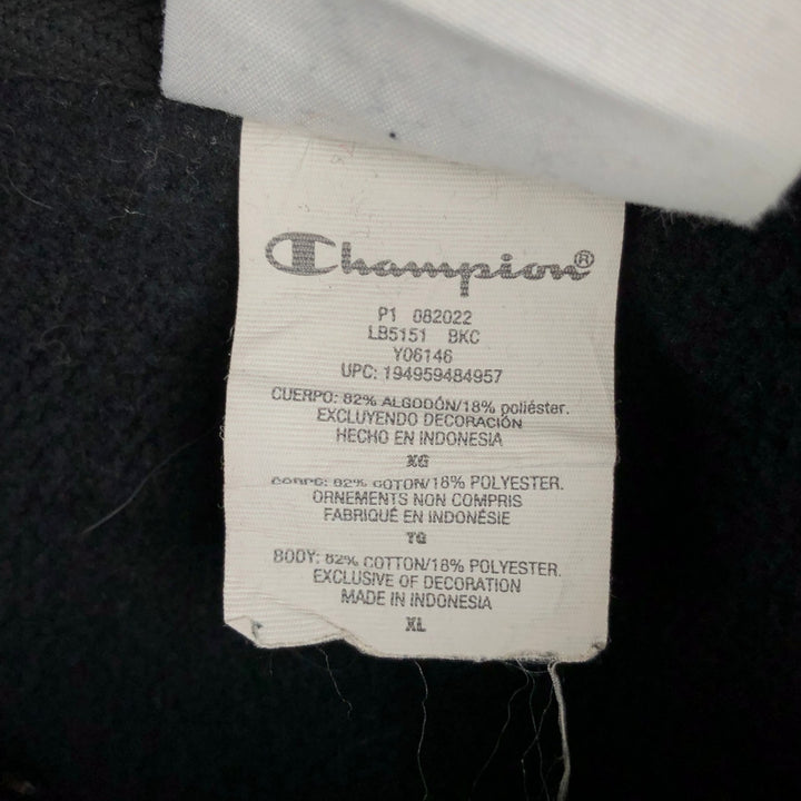 Champion REVERSE WEAVE Reverse Weave Sweat Pullover Hoodie Men's XL cotton black type Vintage Second Hand