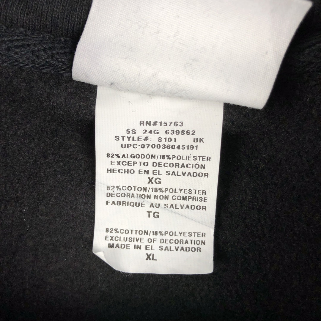 Champion REVERSE WEAVE Reverse Weave Sweat Pullover Hoodie Men's XL cotton black type Vintage Second Hand