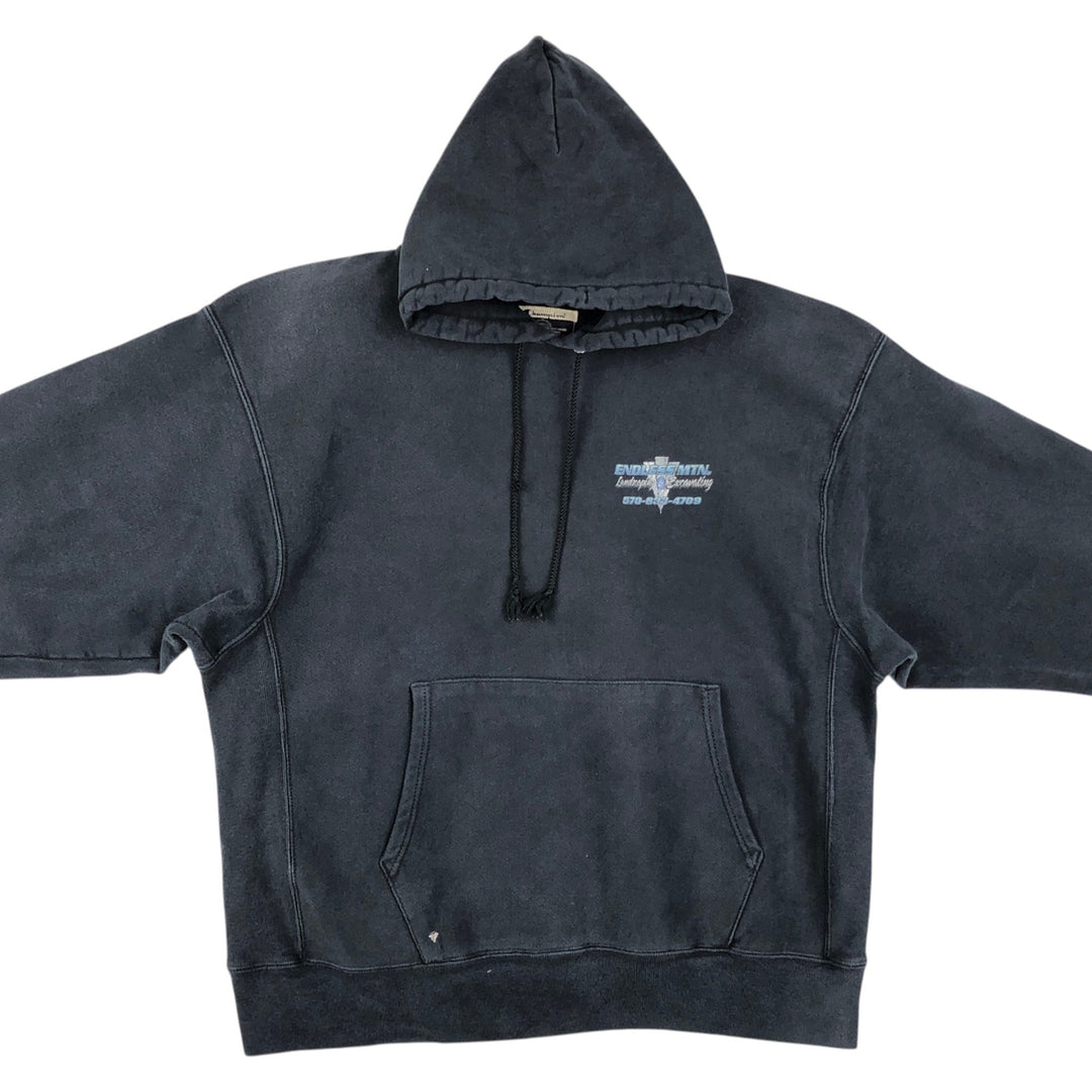 00'S Champion PREMIUM REVERSE WEAVE Premium Reverse Weave Sweat Pullover Hoodie Men's XL cotton black type Vintage Second Hand