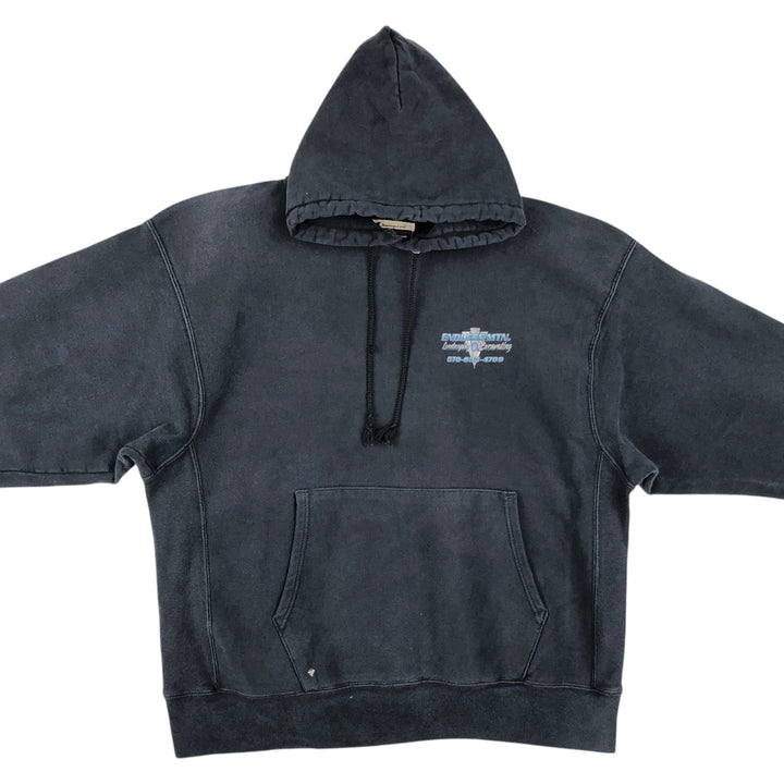 00'S Champion PREMIUM REVERSE WEAVE Premium Reverse Weave Sweat Pullover Hoodie Men's XL cotton black type Vintage Second Hand