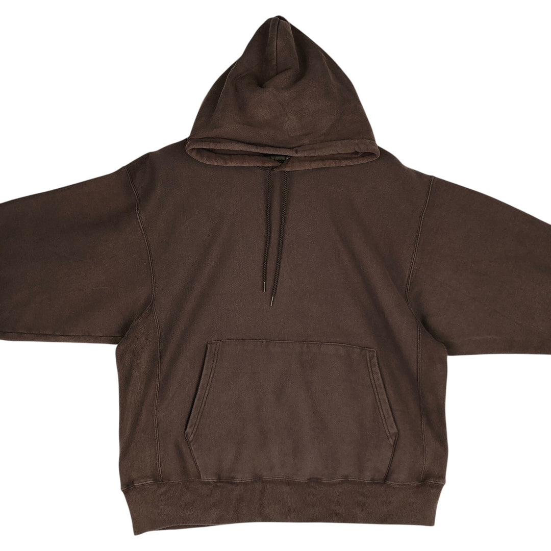 2000'S Champion Premium Reverse Weave Blank Sweatshirt Hoodie (Men's Size L equivalent) unclear brown type Vintage Second Hand