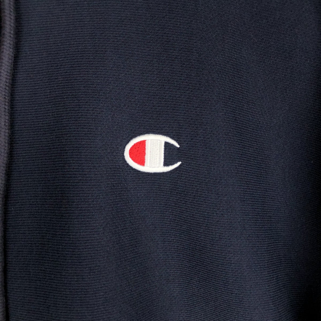 Champion REVERSE WEAVE Reverse Weave Sweat Pullover Hoodie Men's L size cotton navy blue type Vintage Second Hand