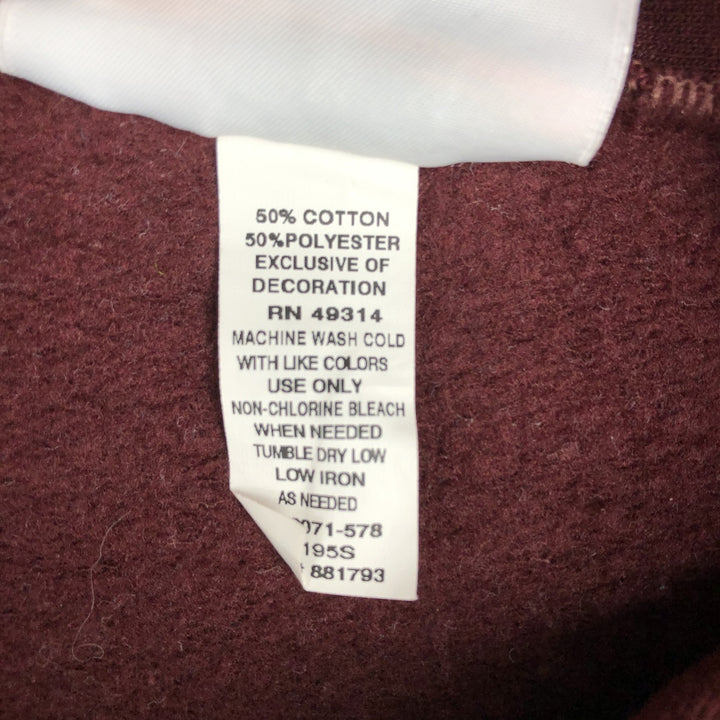 Champion Authentic Athletic Wear Harvard University College Sweatshirt Pullover Hoodie, Men's Size XL (approx.) cotton burgundy type Vintage Second Hand