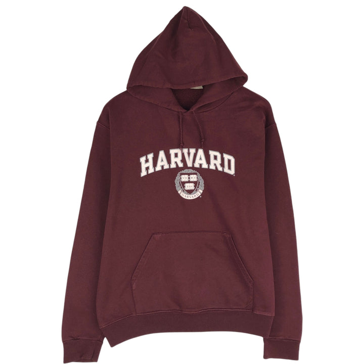 2000'S Champion Authentic Athletic Apparel Harvard University College Sweatshirt Pullover Hoodie (Men's Size M) unclear burgundy type Vintage Second Hand