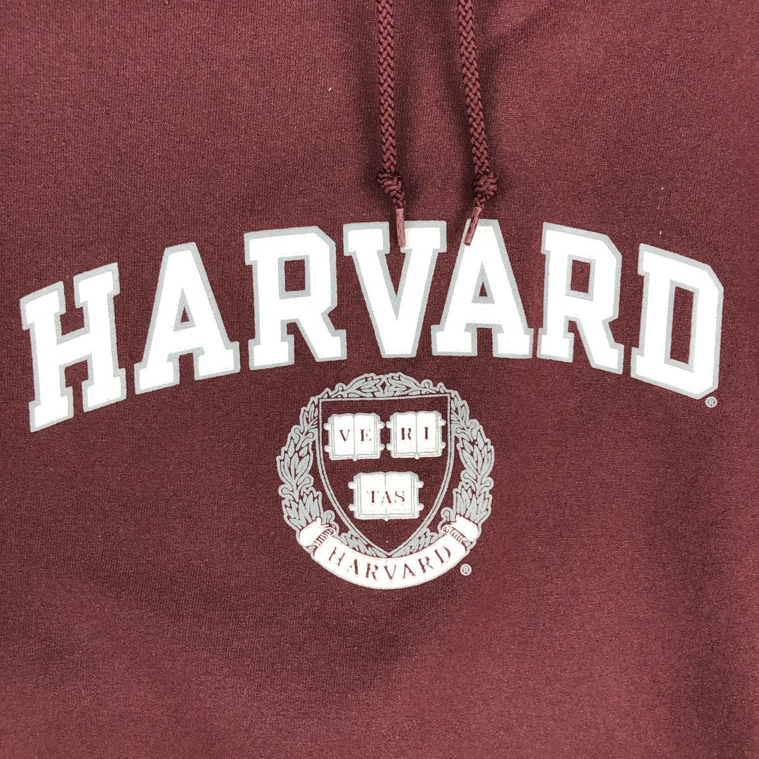 2000'S Champion Authentic Athletic Apparel Harvard University College Sweatshirt Pullover Hoodie (Men's Size M) unclear burgundy type Vintage Second Hand