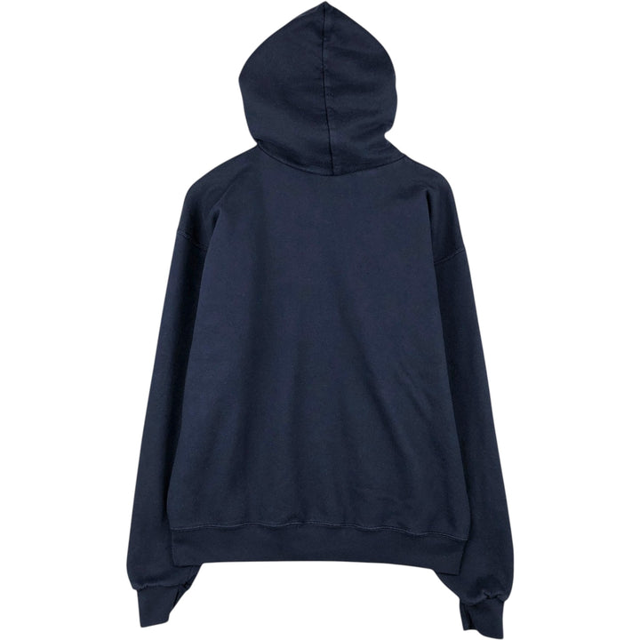 2000'S Champion Authentic Athletic Apparel College Pullover Hoodie, Men's Size L cotton navy blue type Vintage Second Hand