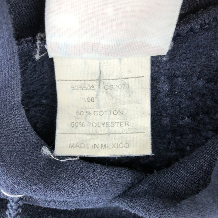 2000'S Champion Authentic Athletic Apparel College Pullover Hoodie, Men's Size L cotton navy blue type Vintage Second Hand