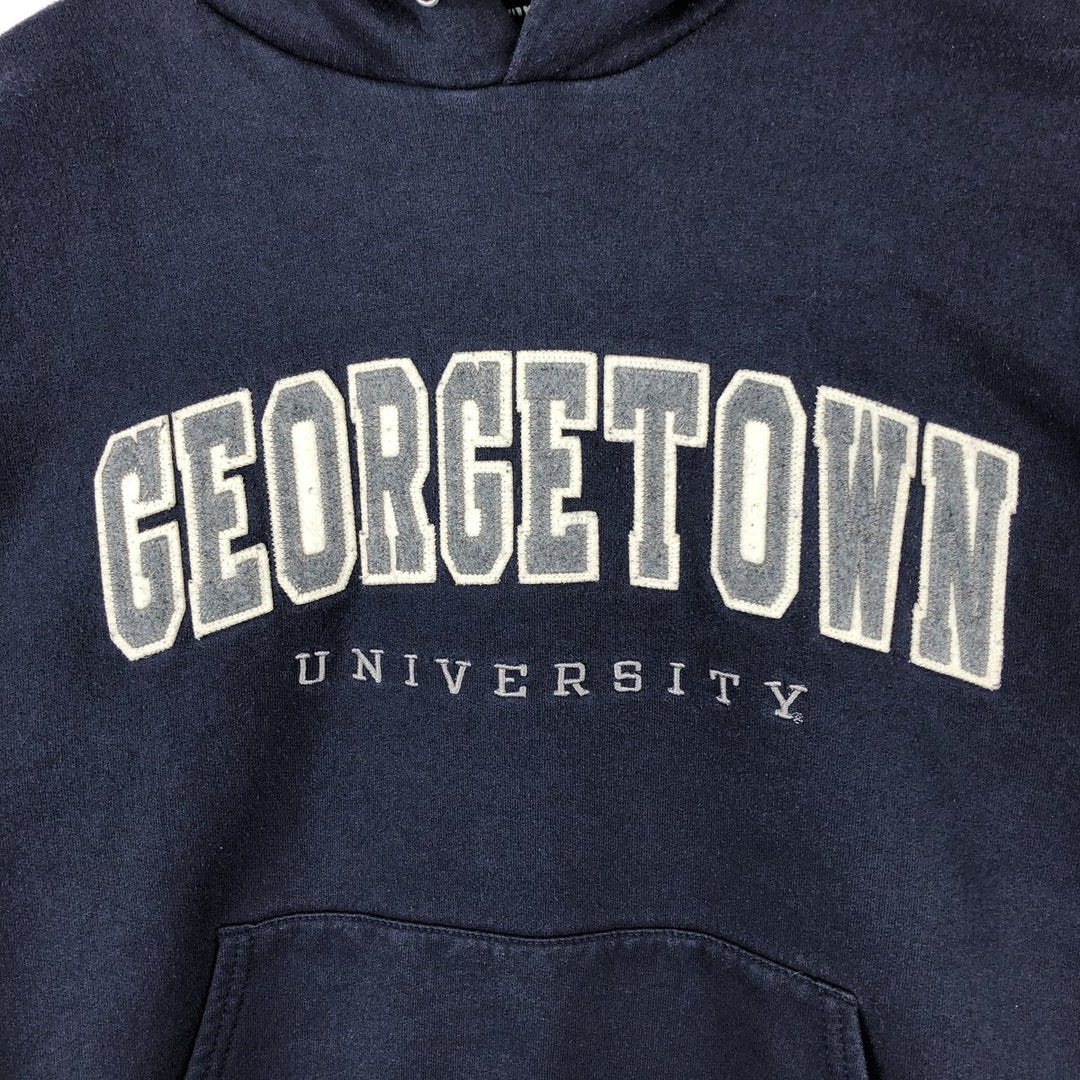 2000'S Champion Authentic Athletic Apparel College Pullover Hoodie, Men's Size L cotton navy blue type Vintage Second Hand