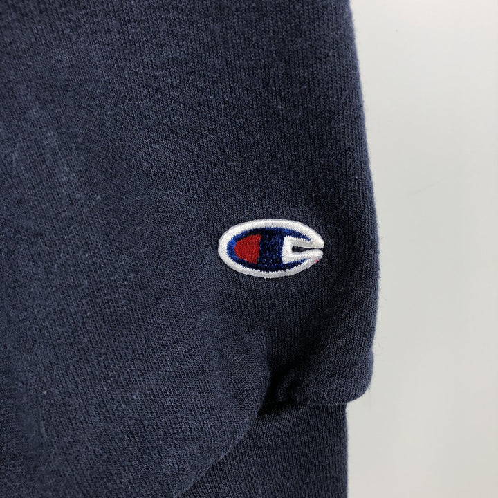 2000'S Champion Authentic Athletic Apparel College Pullover Hoodie, Men's Size L cotton navy blue type Vintage Second Hand