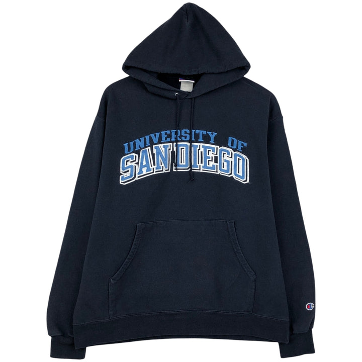 Champion Authentic Athletic Apparel College Pullover Hoodie, Men's Size L unclear black type Vintage Second Hand
