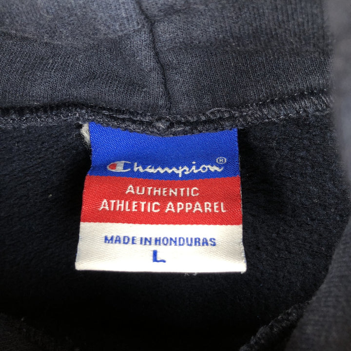 Champion Authentic Athletic Apparel College Pullover Hoodie, Men's Size L unclear black type Vintage Second Hand