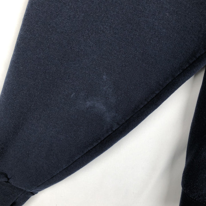 Champion ECO FLEECE YALE College Sweatshirt Pullover Hoodie (Men's Size L) unclear navy blue type Vintage Second Hand
