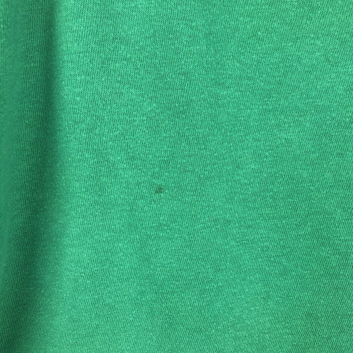 70'S style printed T-shirt, women's size S (approx.) unclear green type Vintage Second Hand