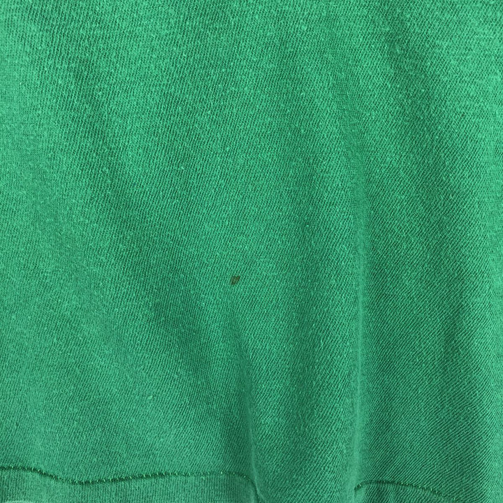 70'S style printed T-shirt, women's size S (approx.) unclear green type Vintage Second Hand