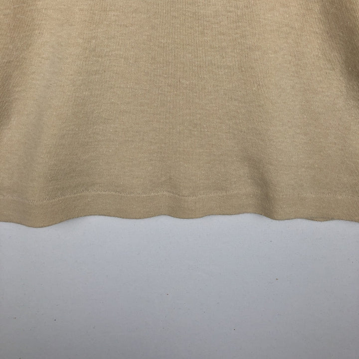 Printed T-shirt, Made in USA, Women's Size L (approx.), Vintage polyester Beige type Vintage Second Hand