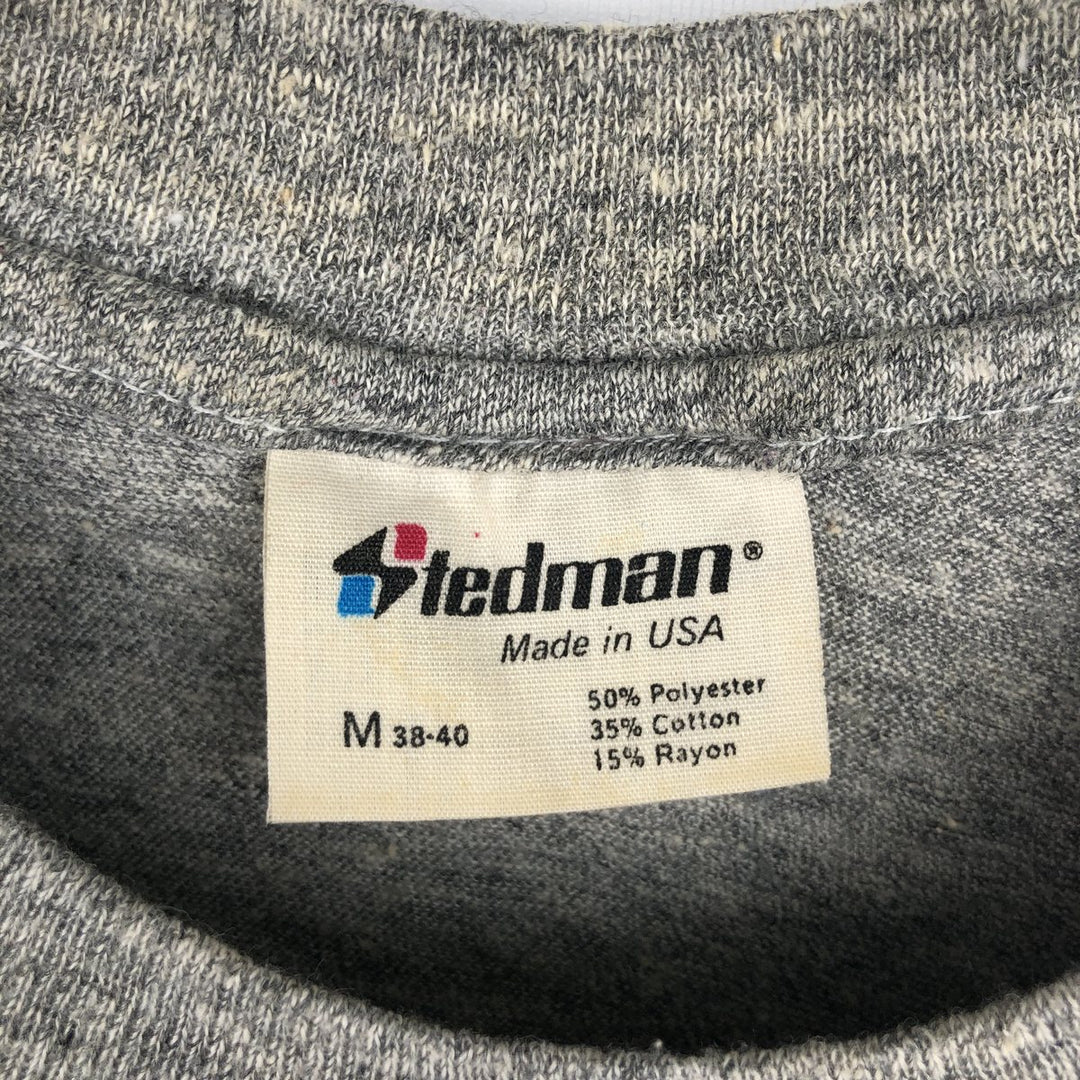 80'S Stedman FIDO DIDO Print T-Shirt, Made in USA, Men's Size M (approx.), Vintage polyester gray type Vintage Second Hand
