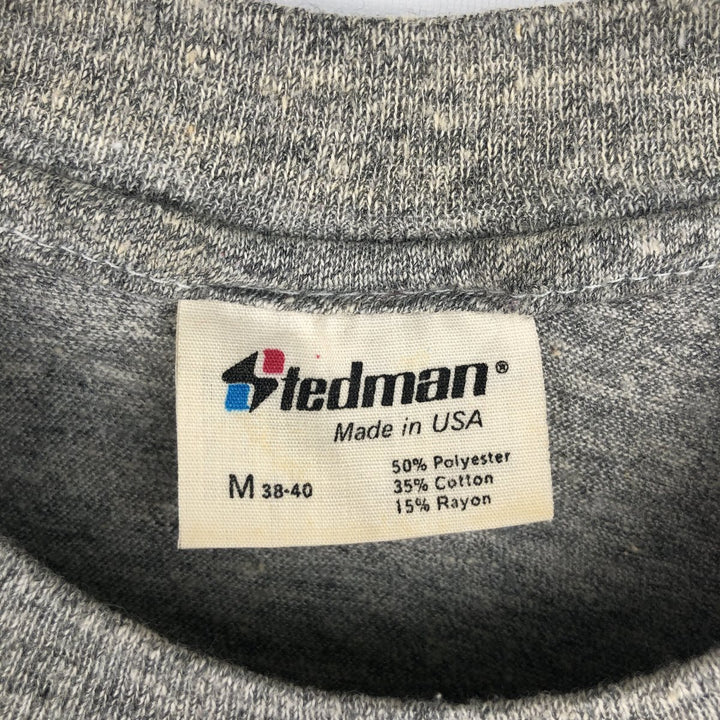 80'S Stedman FIDO DIDO Print T-Shirt, Made in USA, Men's Size M (approx.), Vintage polyester gray type Vintage Second Hand