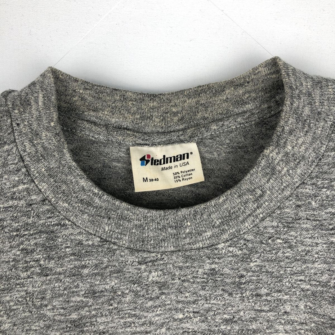 80'S Stedman FIDO DIDO Print T-Shirt, Made in USA, Men's Size M (approx.), Vintage polyester gray type Vintage Second Hand