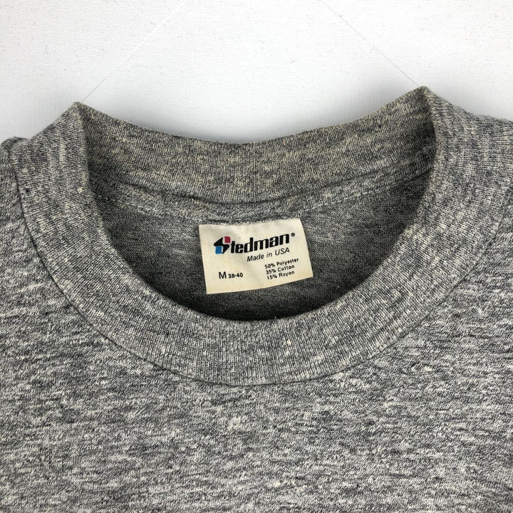 80'S Stedman FIDO DIDO Print T-Shirt, Made in USA, Men's Size M (approx.), Vintage polyester gray type Vintage Second Hand