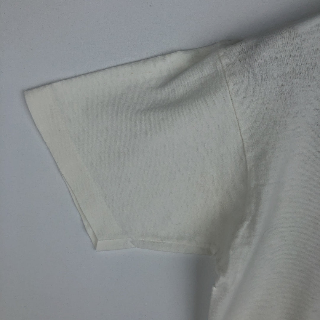 80'S FIDO DIDO Print T-shirt, Women's Size M (approx.) unclear white type Vintage Second Hand