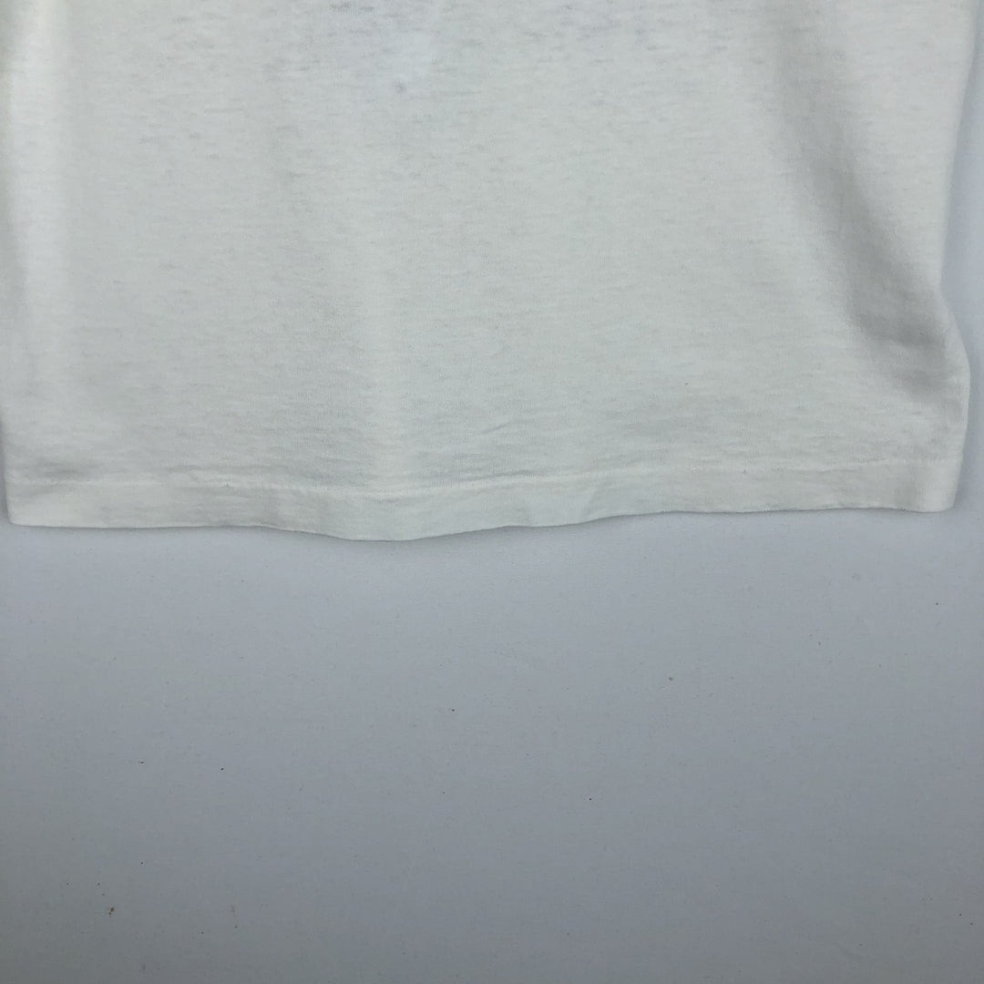 80'S FIDO DIDO Print T-shirt, Women's Size M (approx.) unclear white type Vintage Second Hand