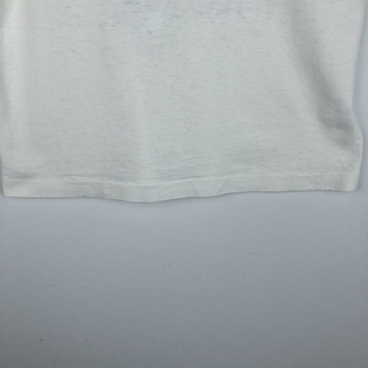 80'S FIDO DIDO Print T-shirt, Women's Size M (approx.) unclear white type Vintage Second Hand