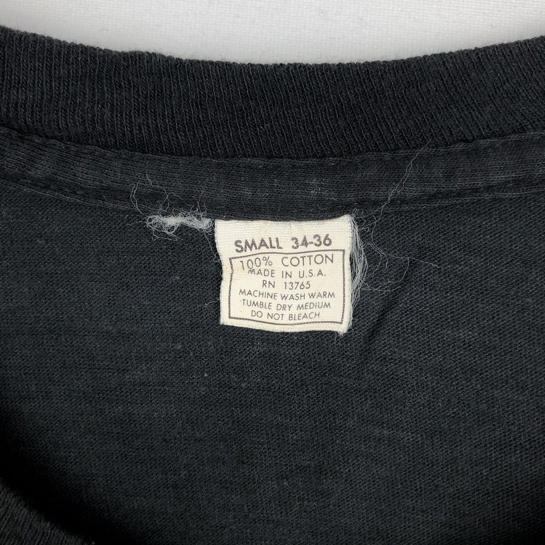 RICH'S CAR TUNES Advertising T-Shirt, Made in USA, Men's Size S (Equivalent), Vintage cotton black type Vintage Second Hand