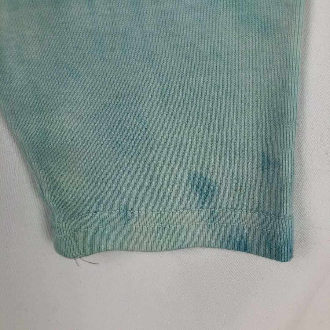 Big Size 2000'S Harley-Davidson Tie-Dye Pattern Motorcycle 3/4 Sleeve Long T-Shirt (Women's XXXL equivalent) cotton Blue type light blue Vintage Second Hand