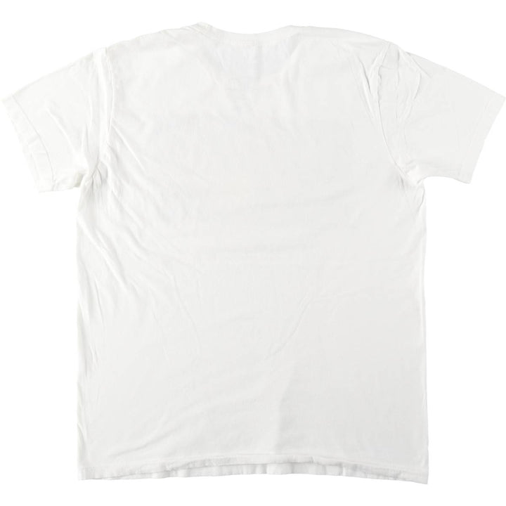 My Neighbor Totoro Anime Character Print T-Shirt (Men's Size L) cotton white type Vintage Second Hand